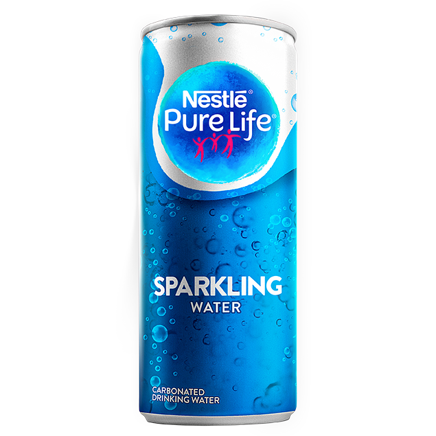 NESTLÉ PURE LIFE Sparkling Water 250 ml Can